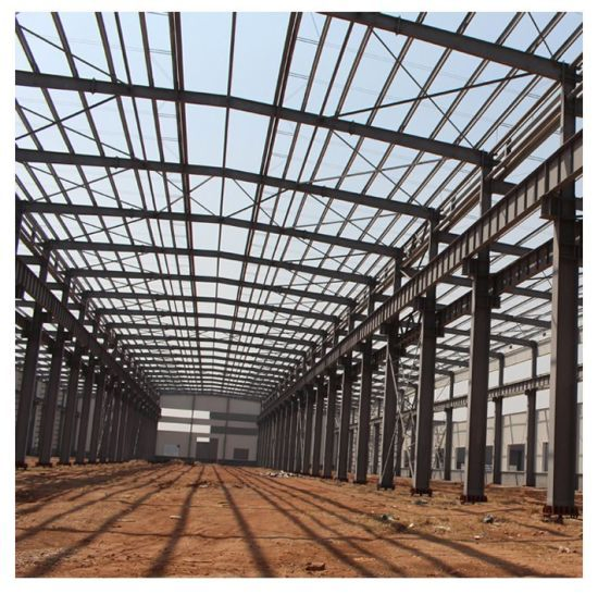 Clear Span Factory Pre Engineering Steel Structure Building Shed Warehouse Dairy Facilities
