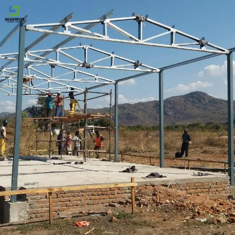 Chinese Prefabricated Steel Structure Home Villa House Building Warehouse Cold Storage Prefab House Custom Construction Building