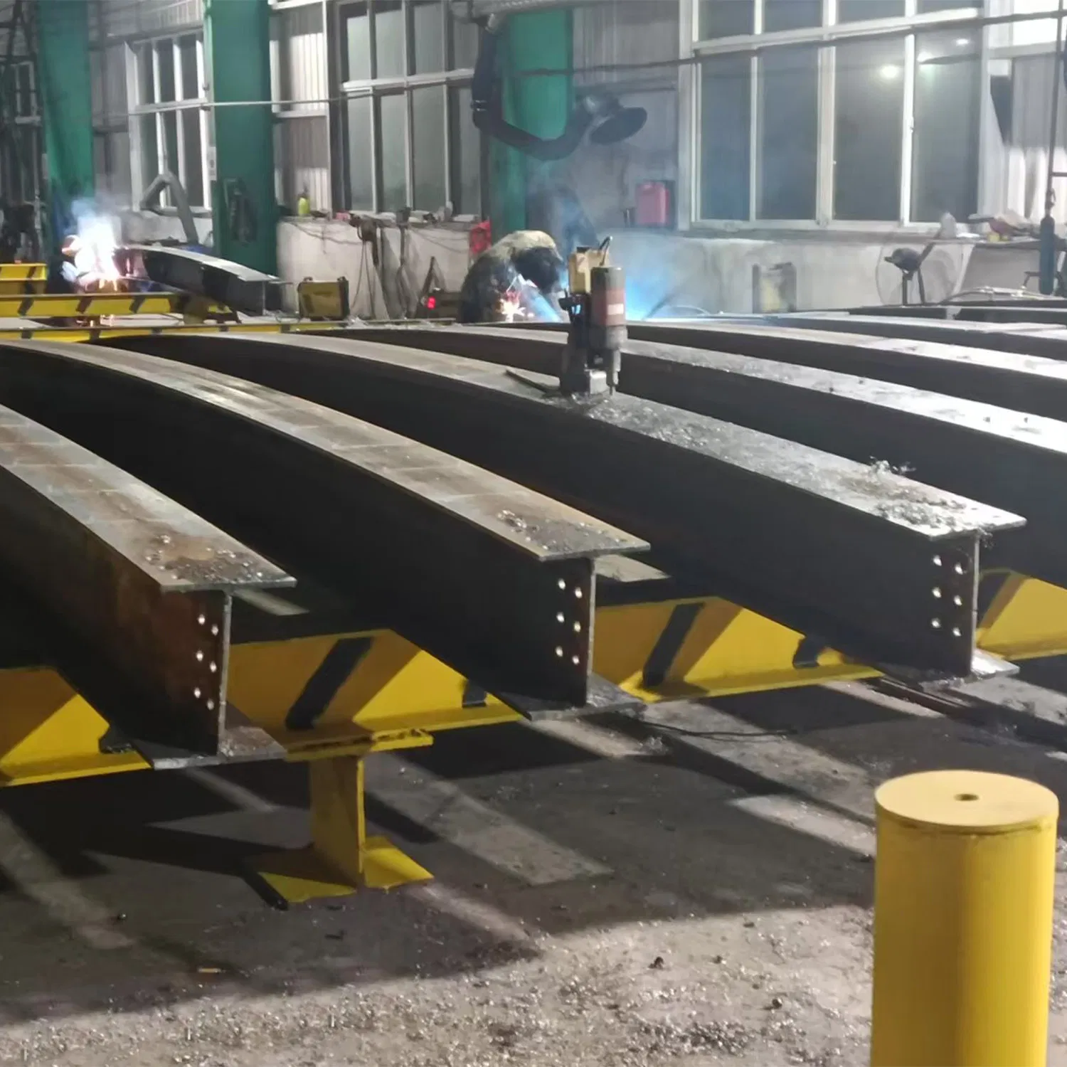 Heavy-Duty Steel Columns &amp; Beams for Industrial Plants