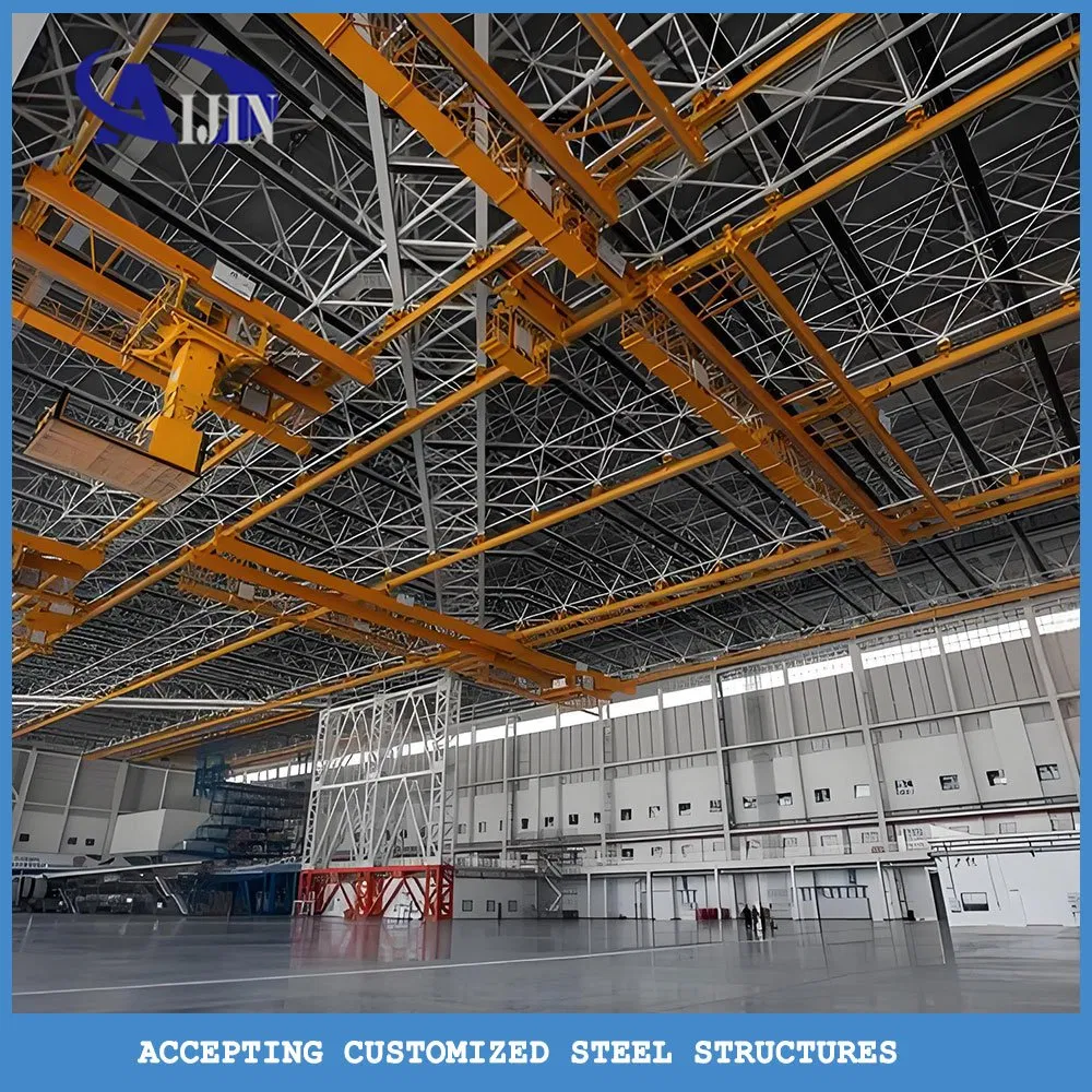Prefabricated Clear-Span Steel Aircraft Hangar Aircraft Storage Facility