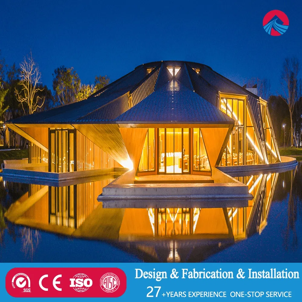 Prefab Steel Structure Workshop Warehouse Hall Metal Commercial Shed Prefabricated Building Construction