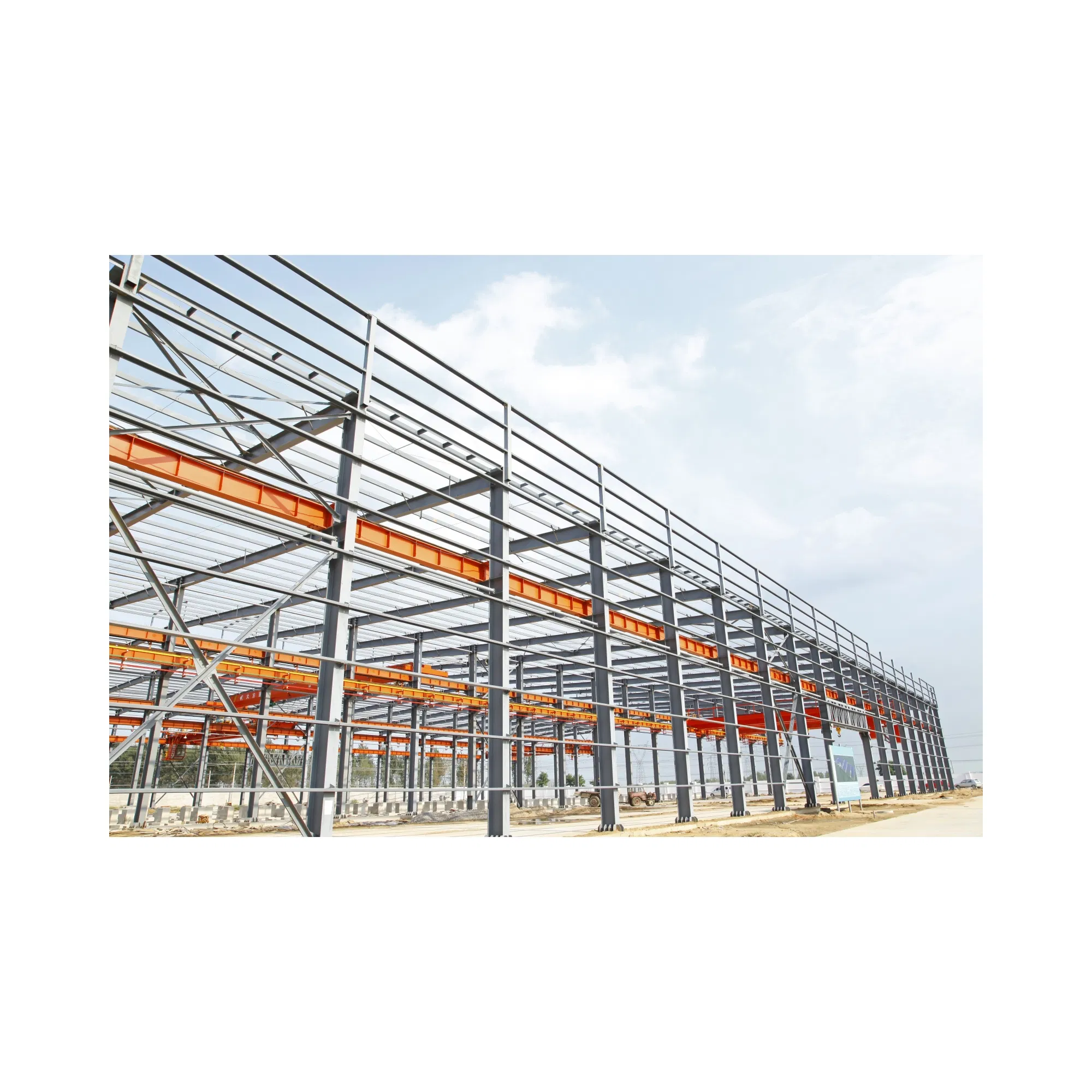 Prefabricated Steel Structure Factory for Mechanical Production or Electric Power Workshop