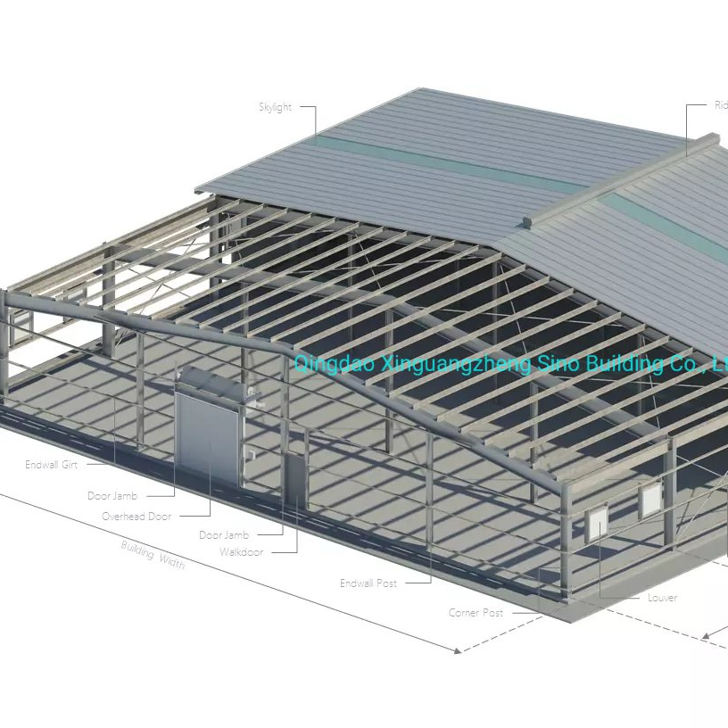 Heavy Gauge Peb Industrial Steel Structure Pre-Engineered Building