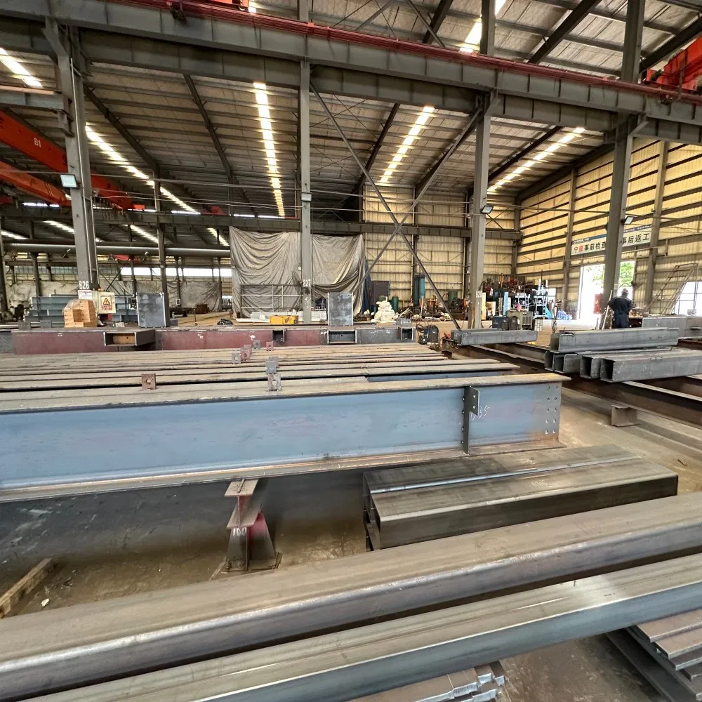 Metal Steel Structure H-Beam Components Materials Production Building Workshop