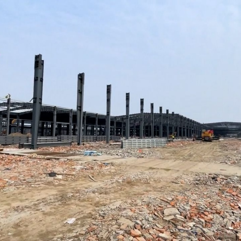 Multi Span Industrial Factory Plant Workshop Shed Steel Structure Building