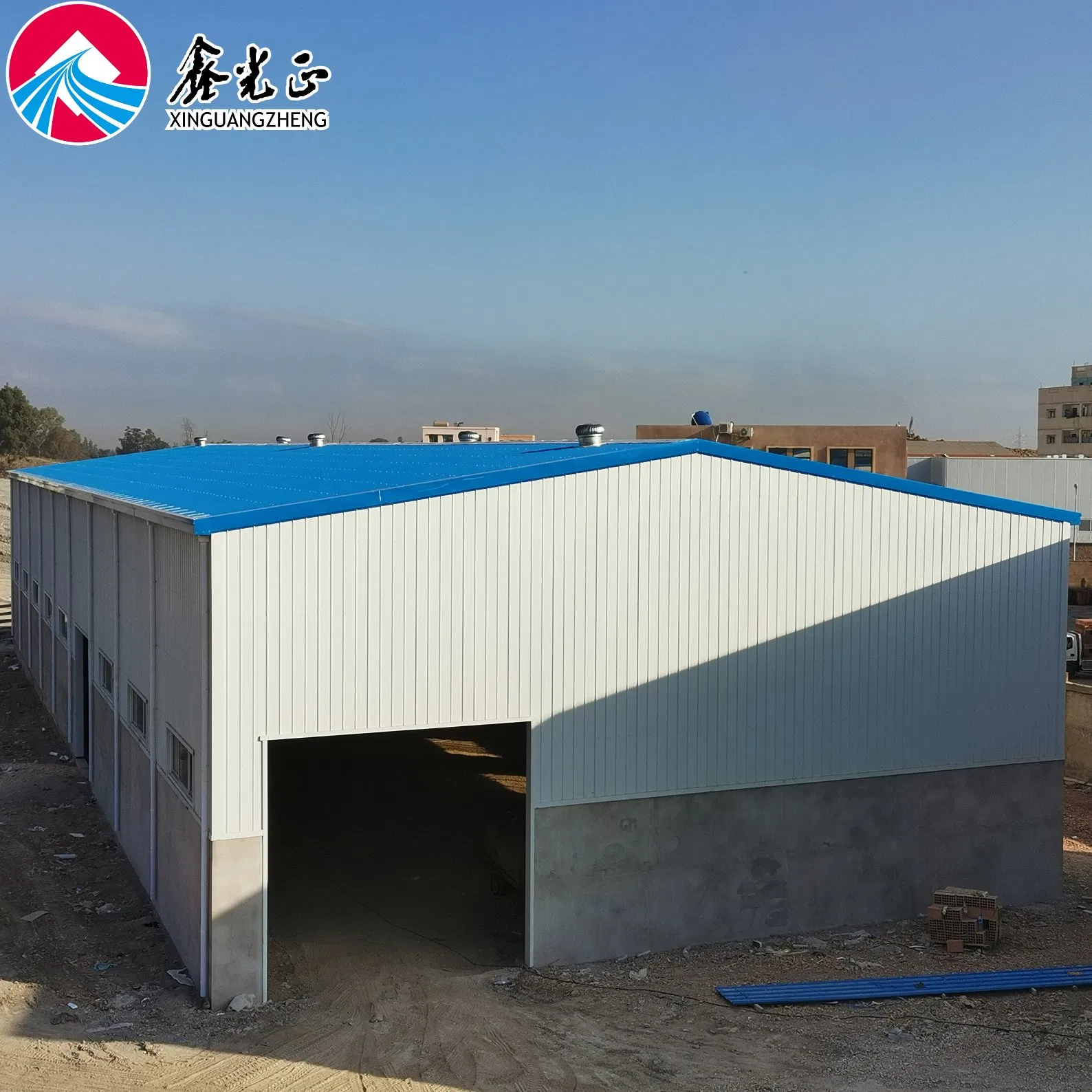 Prefabricated Steel Structure Factory Building Used as Cold Storage