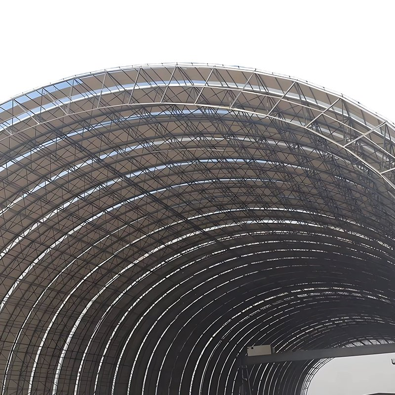 Prefabricated Steel Structure Warehouse Building Coal Storage Facility of The Power Plant