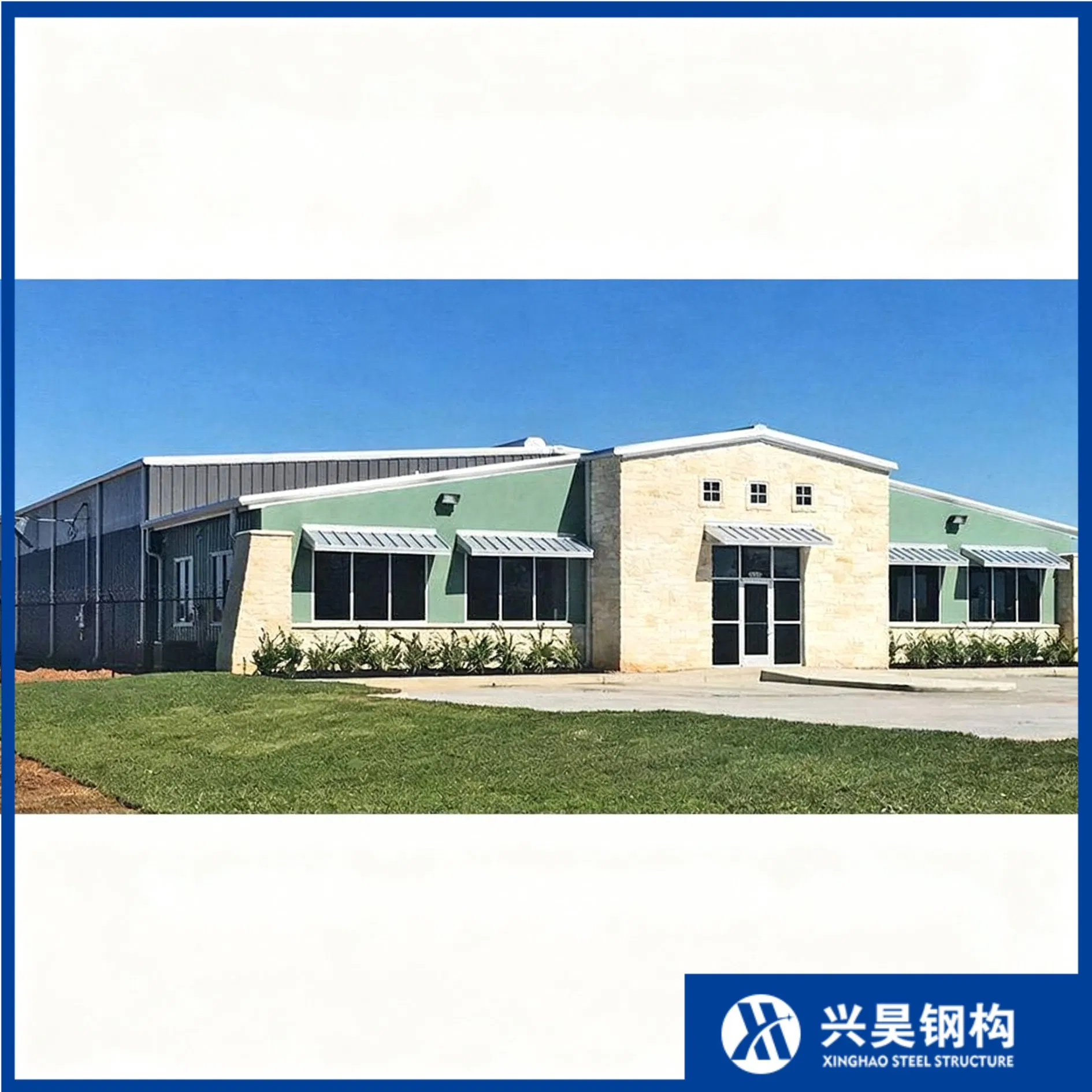 Customized Cold-Storage Logistics Facility Prefabricated Lightweight Steel Structure House/Workshop/Building