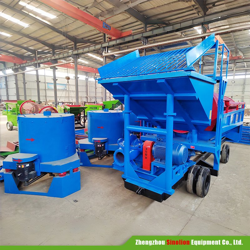 Efficient Heavy-Duty Gold Washing Plant Gold Mining Equipment for Alluvial Processing Needs