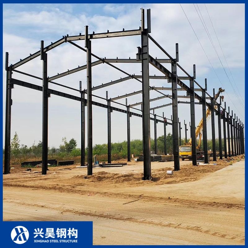 Customized Prefabricated Metal Steel Frame Structure Building for Agricultural Barn and Equipment Storage
