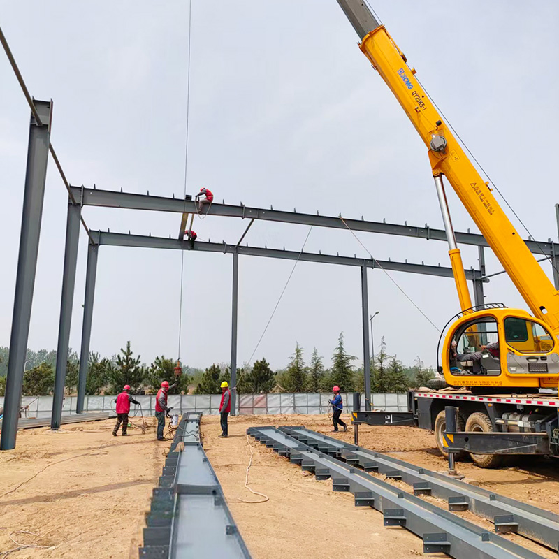 Soundproof Steel Structure Workshop for Noisy Industrial Production Areas