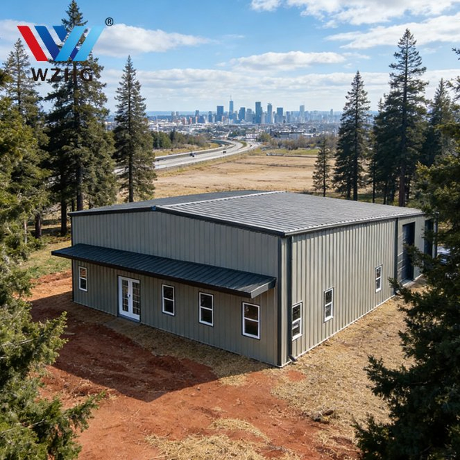 Galvanized Pre-Engineered Steel Structure Building for Industrial Warehouse and Multi-Storey Workshop with Long-Span Grid Design