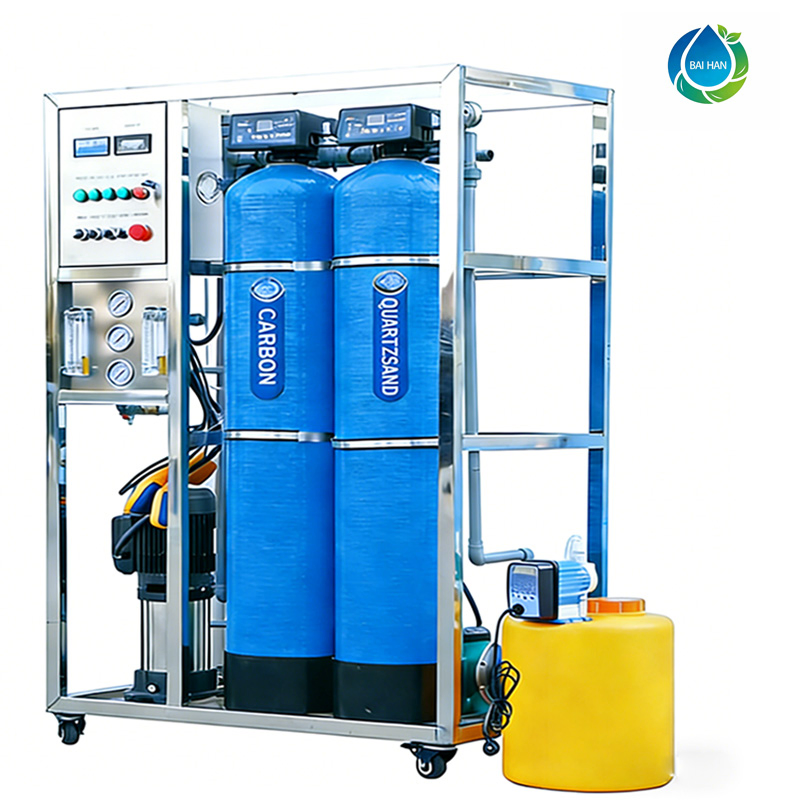 RO Water Purifying Plant Machine RO Plant 250lph Planta Purificadora De Agua with Scale Inhibitor