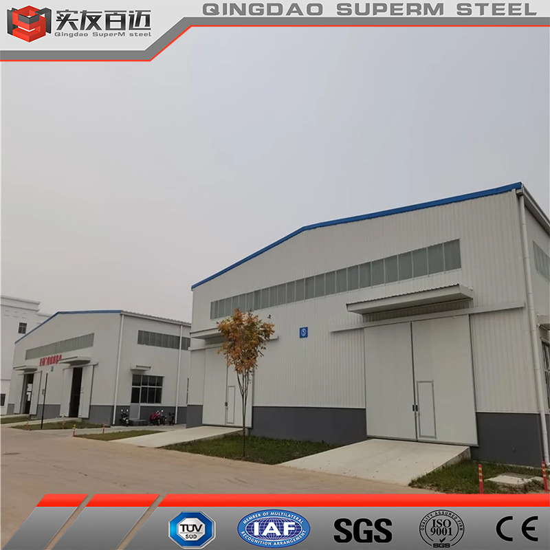Customized Light Steel Structure Prefabricated Assembly Modular Metal Hangar Workshop Warehouse Building