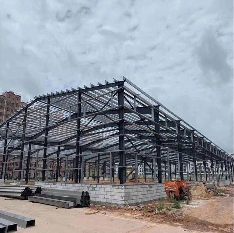 Prefabricated Construction Steel Structure Agricultural Storage Steel Structure Building