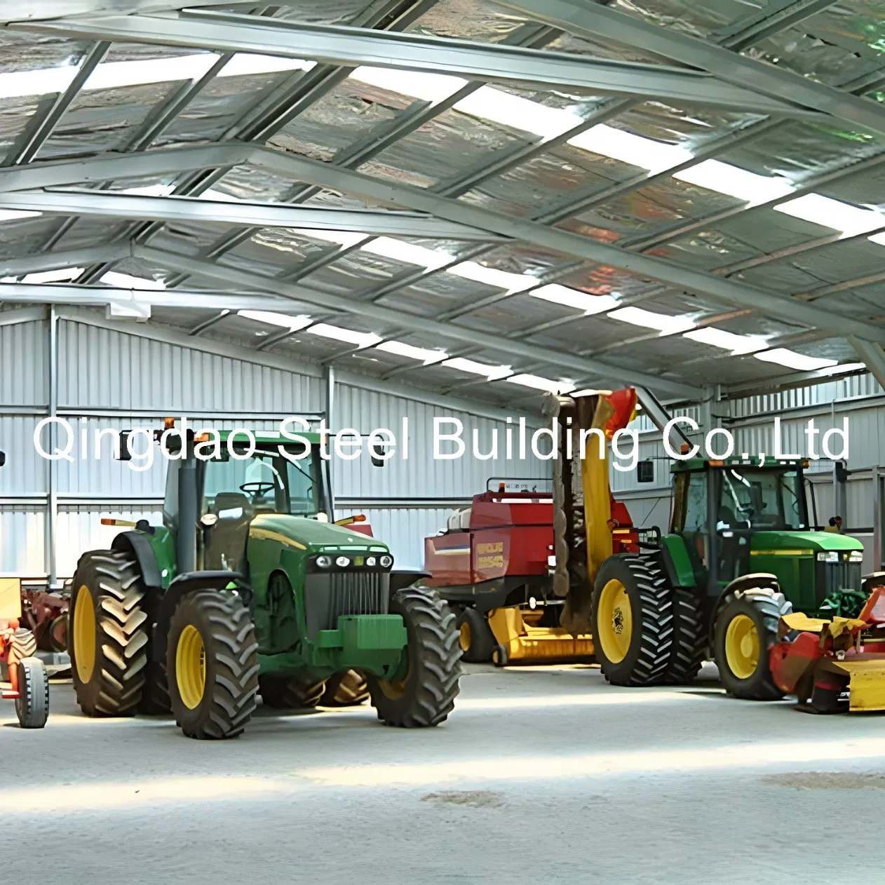 CE Prefabricated Steel Structure Agricultural Farm Storage Shed Workshop Warehouse Construction Building