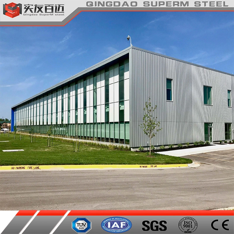 Construction Metal Frame Prefabricated Steel Structure Commercial Office Building
