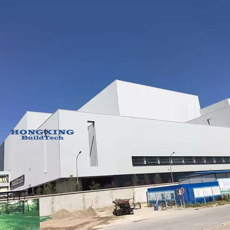 Customized Metal Constructure Industrial Building Prefabricated Steel Structure Waste Plant
