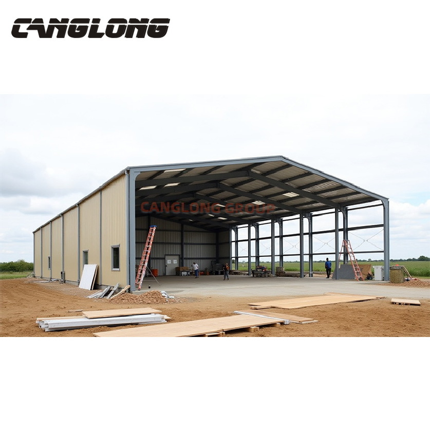 Cost-Effective Prefab Steel Distribution Center with Dock Loading and Ramp Systems