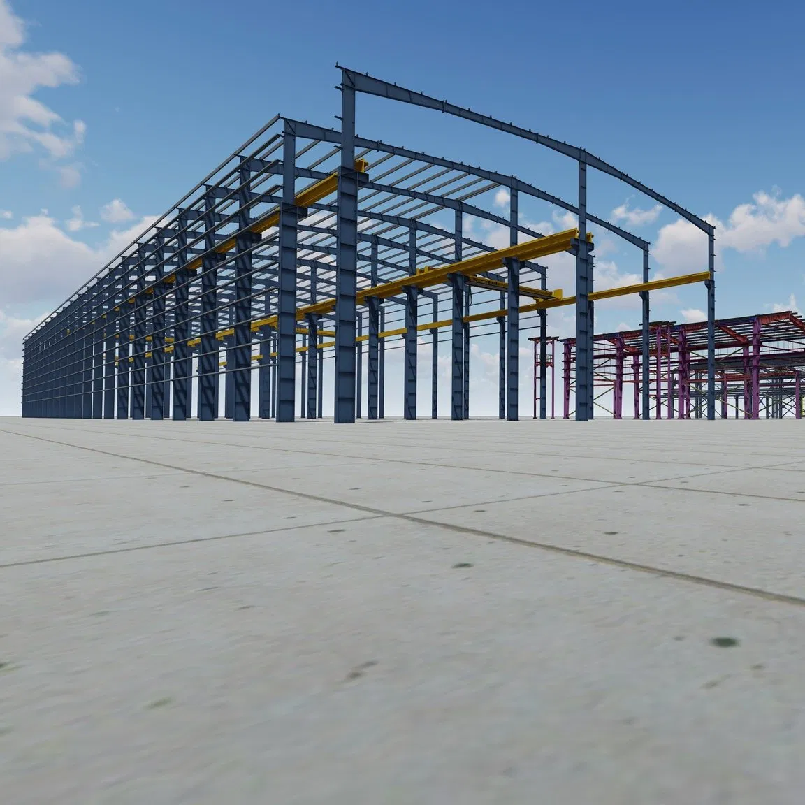 Steel Structure Slaughter House Dressing Processing Plant