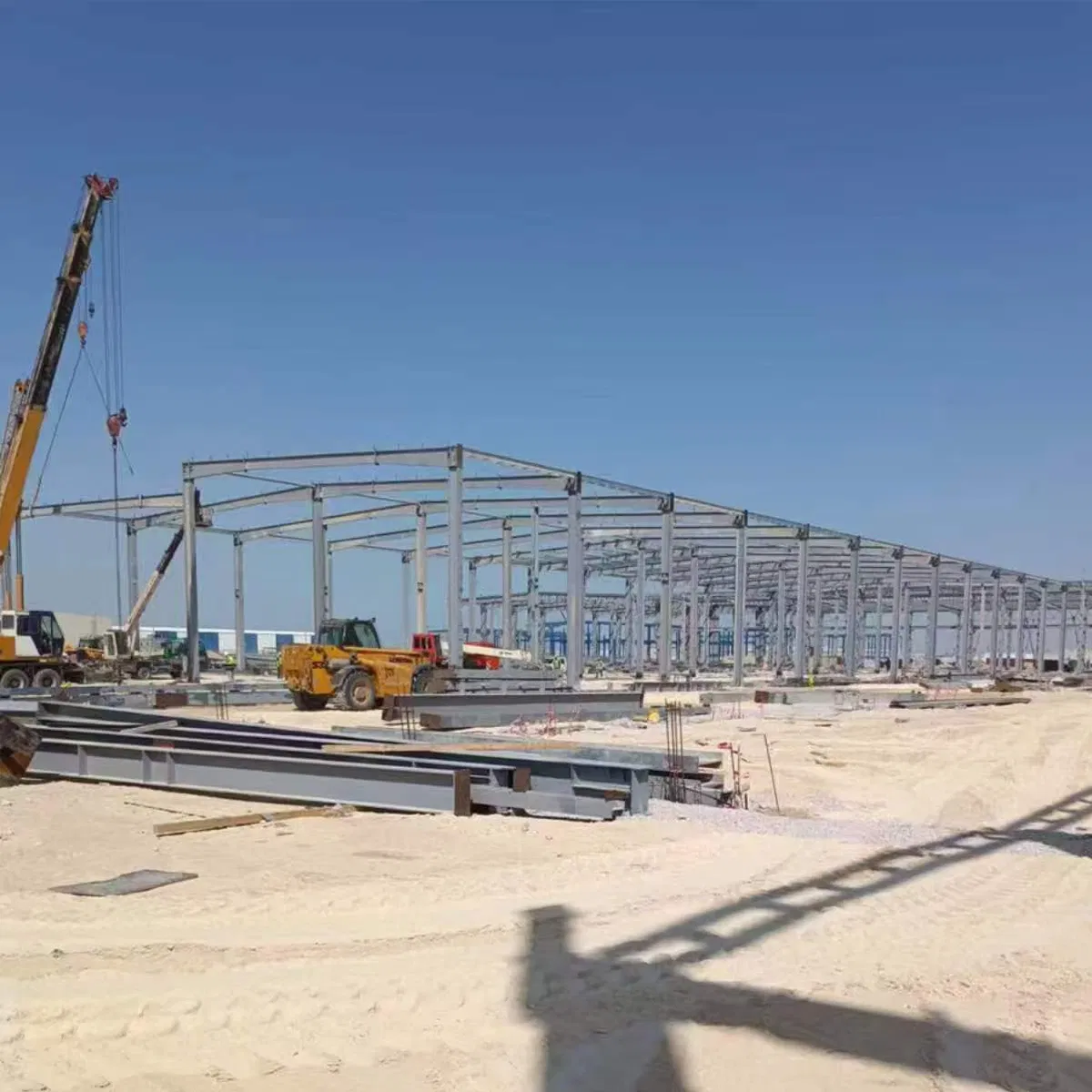 Modern Design Prefabricated Industrial Warehouse Offices Shed Manufacturer Insulated Two-Story Agricultural Steel Structure Warehouse Building