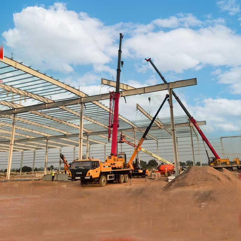 Durable Quick Assembly Steel Storage Facility for Workshops