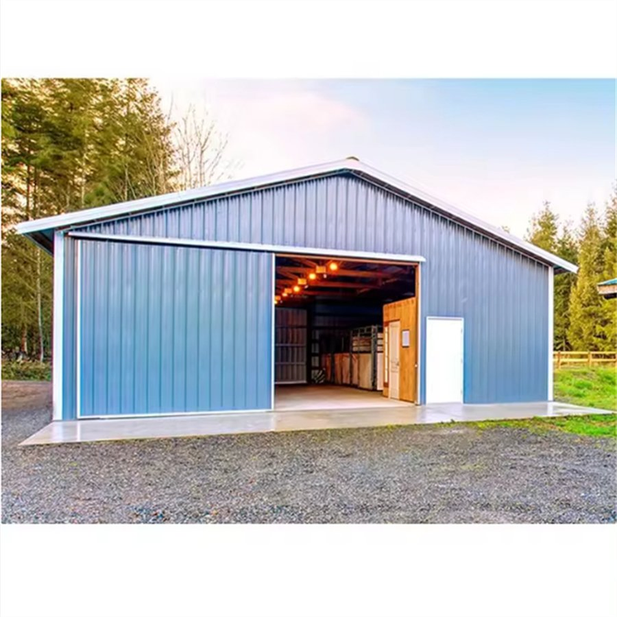 Light Weight Steel Structure Frame Hangar Garage