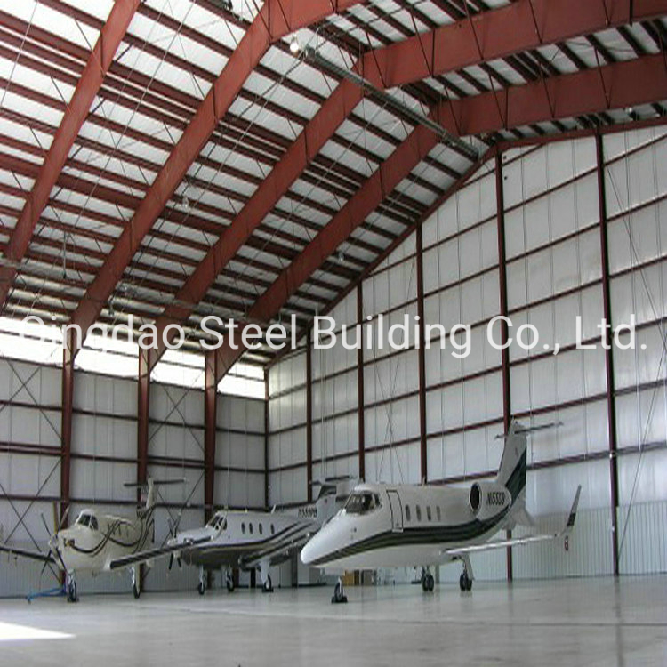 Prefab Good Quality Steel Structure Hangar Building Steel Structure Aircraft Hangar