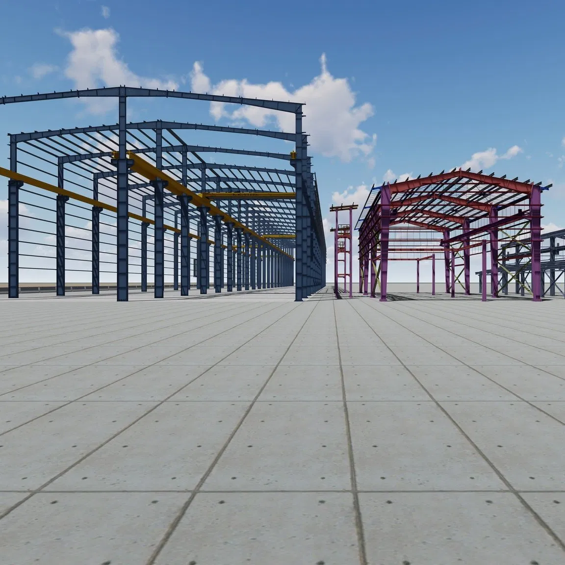 Steel Structure Slaughter House Dressing Processing Plant