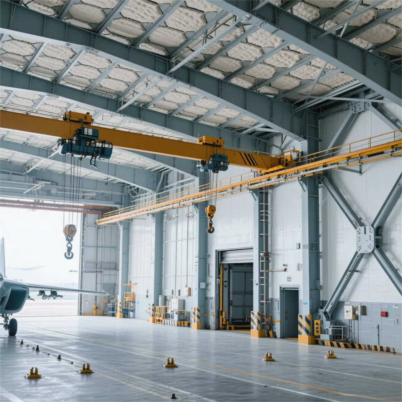 Bolt Connection Standard Package Q355 Q235 Steel Structure Prefabricated Hangar