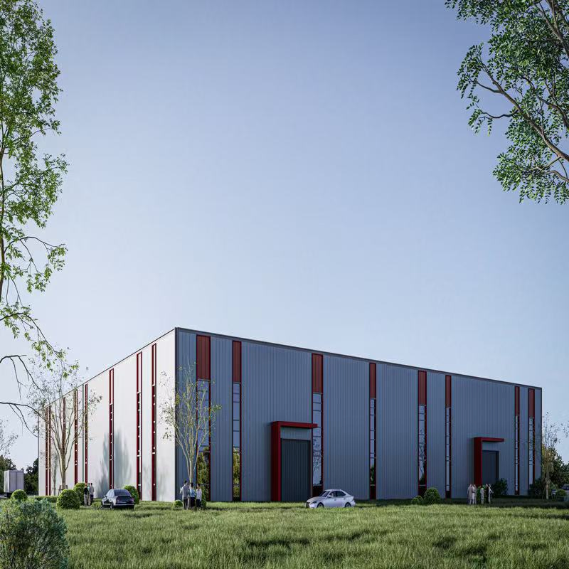 Heavy-Duty Steel Structure Workshop - for Industrial Manufacturing &amp; Machinery Production