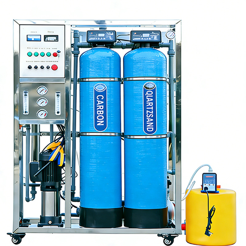 Water Treatment Plant 250lph Reverse Osmosis Plant Water Filter Plant Factory for Canned/Barreled/Bagged Water