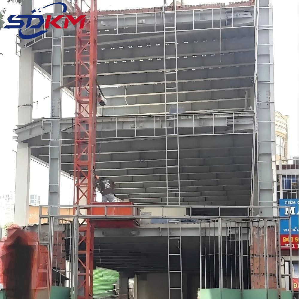 Customizable Steel Frame Construction for High-Rise Buildings and Commercial Infrastructure