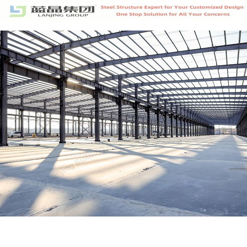Customized Design Large Span Fast Assembly Steel Structure Workshop Building Without Rust