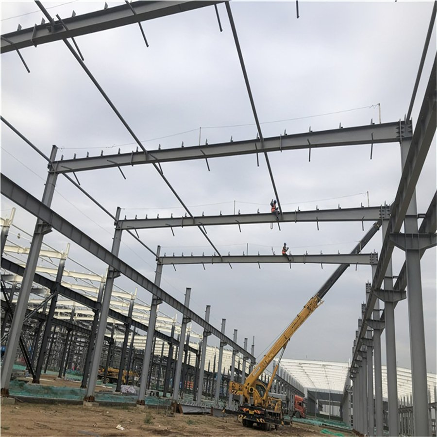 Light Weight Steel Structure Frame Hangar Garage