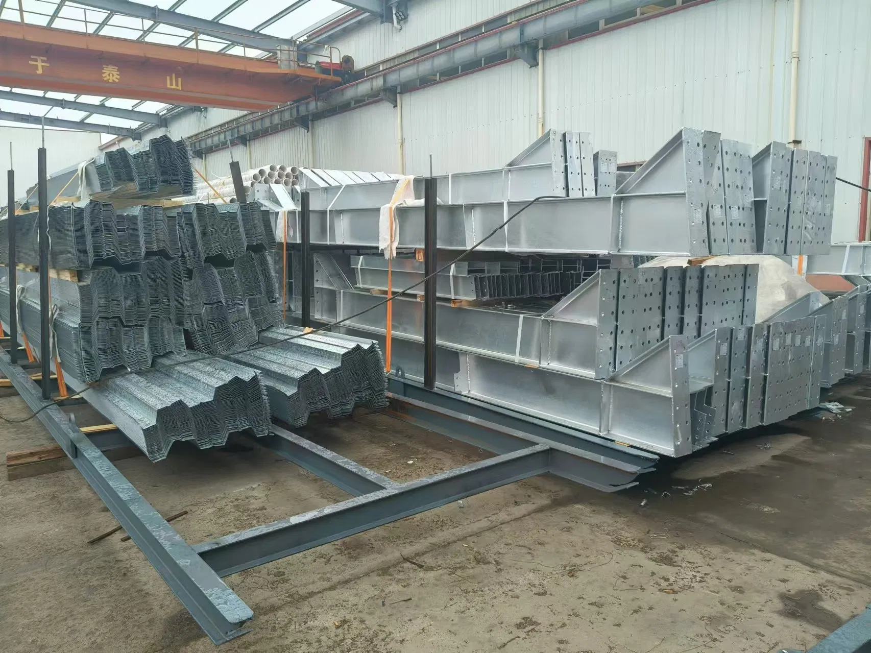 Automated Steel-Structured Logistics Distribution Centers Innovative Steel Research Centers Single Storey Lightweight