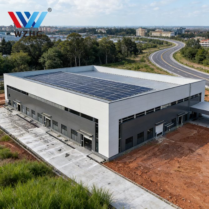 Prefabricated Steel Structure Building for Cold Storage and Industrial Warehouse Applications with Galvanized Wholesale Supply