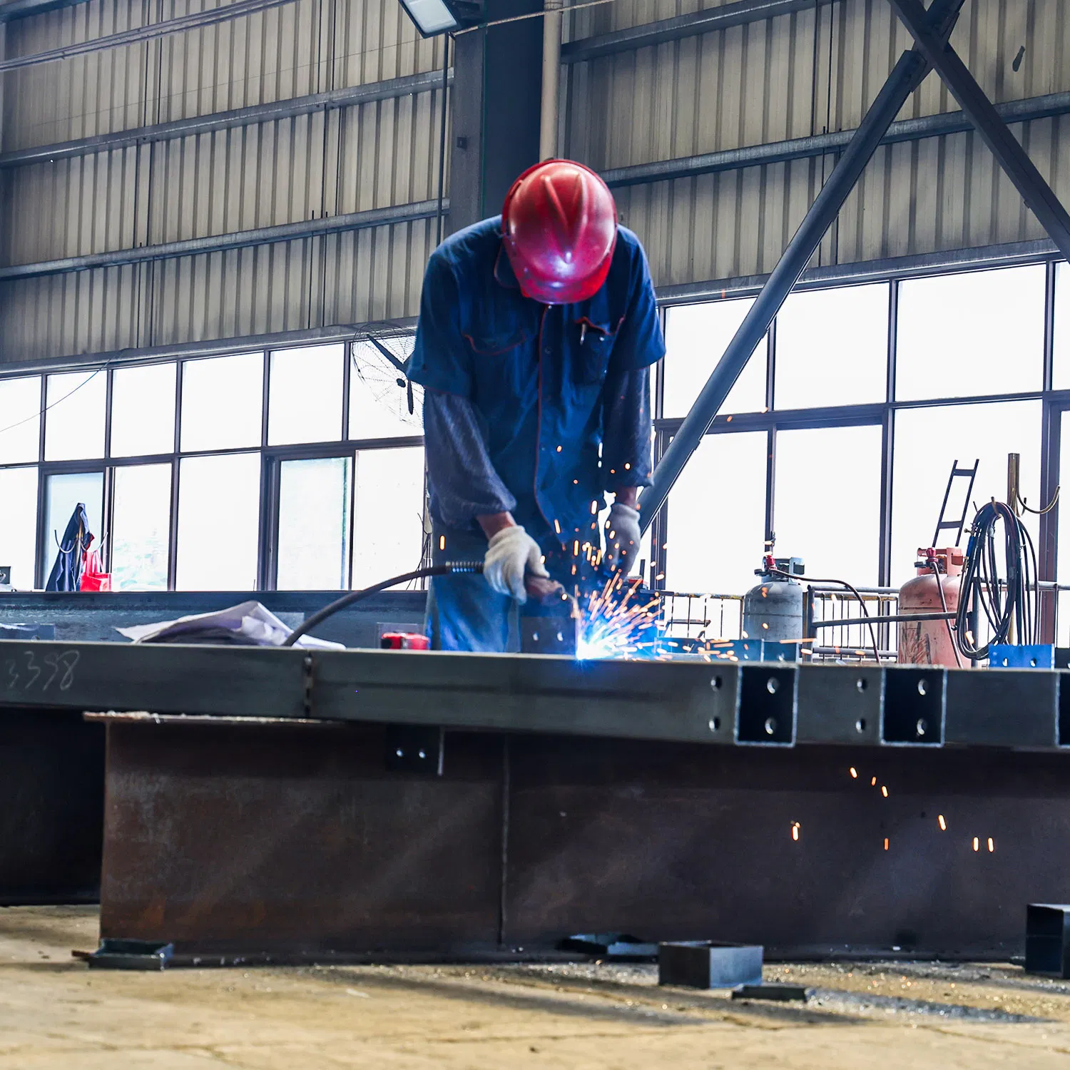 Prefabricated Prefab Modular Metal Steel Frame Structure Construction Warehouse Building