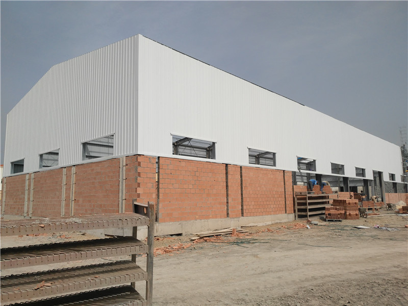 Algeria Pre-Engineered Steel Structure Frame Ceramic Tiles Processing Plant