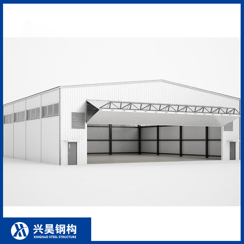 Customized Prefabricated Steel Structure Building Aircraft Hangar for Car Showroom and Train Station and Hangar and Bridge and Stadium