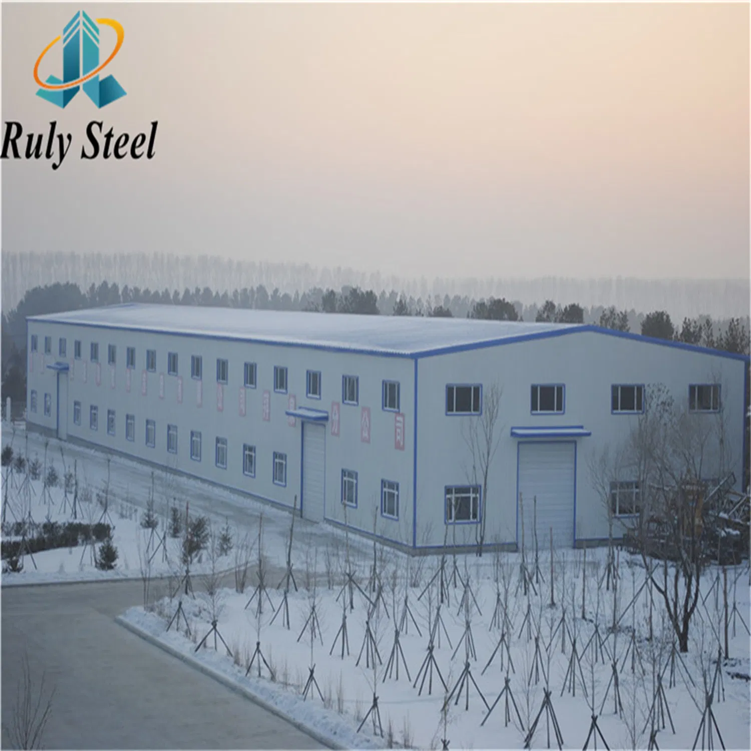 Prefabricated Metal Structure Building Construction Steel Logistics Center