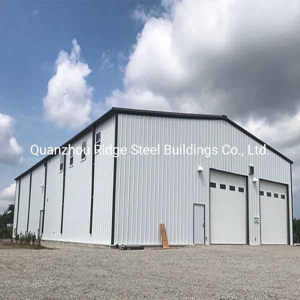 Prefabricated Steel Structure Frame Warehouse Prefab Commercial Building with Insulation Sandwich Panel Roof Wall