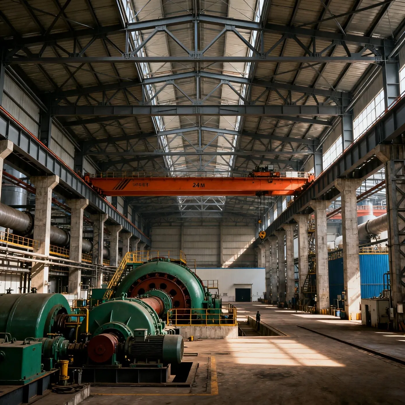 Metal Steel Structure H-Beam Components Materials Production Building Workshop