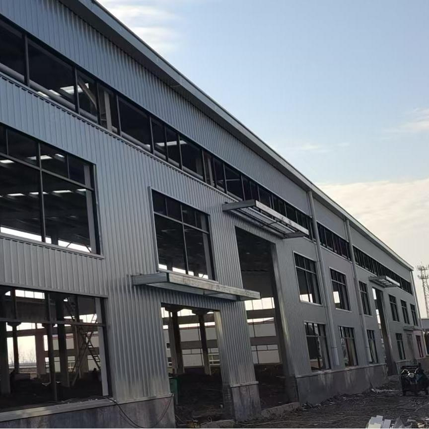 Low Cost Steel Structure Frame Construction Prefabricated Metal Aircraft Hangar with Customized Structural Drawing Design