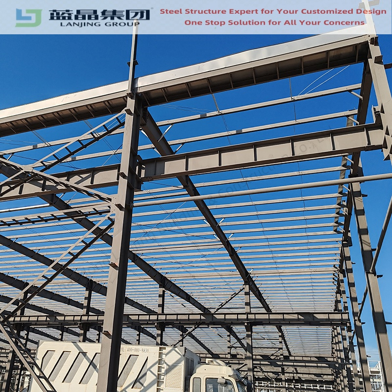 Customized Design Large Span Fast Assembly Steel Structure Workshop Building Without Rust