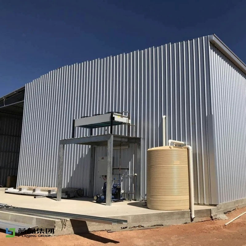 Prefabricated Insulated Portal Steel Structure for Cattle Shed Prefabricated Agricultural Steel Building