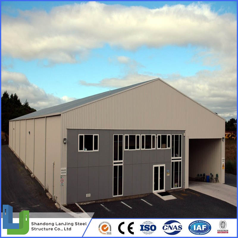 Easy Assembly Prefabricated Construction Warehouse Building Light Portal Frame Workshop for Steel Structure for 2 Floor House