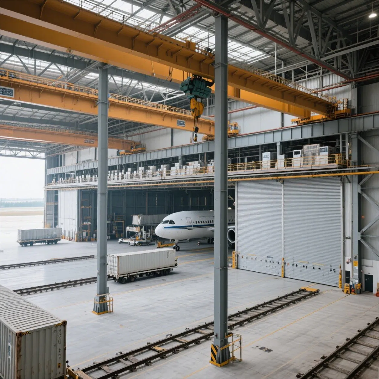 Bolt Connection Standard Package Q355 Q235 Steel Structure Prefabricated Hangar