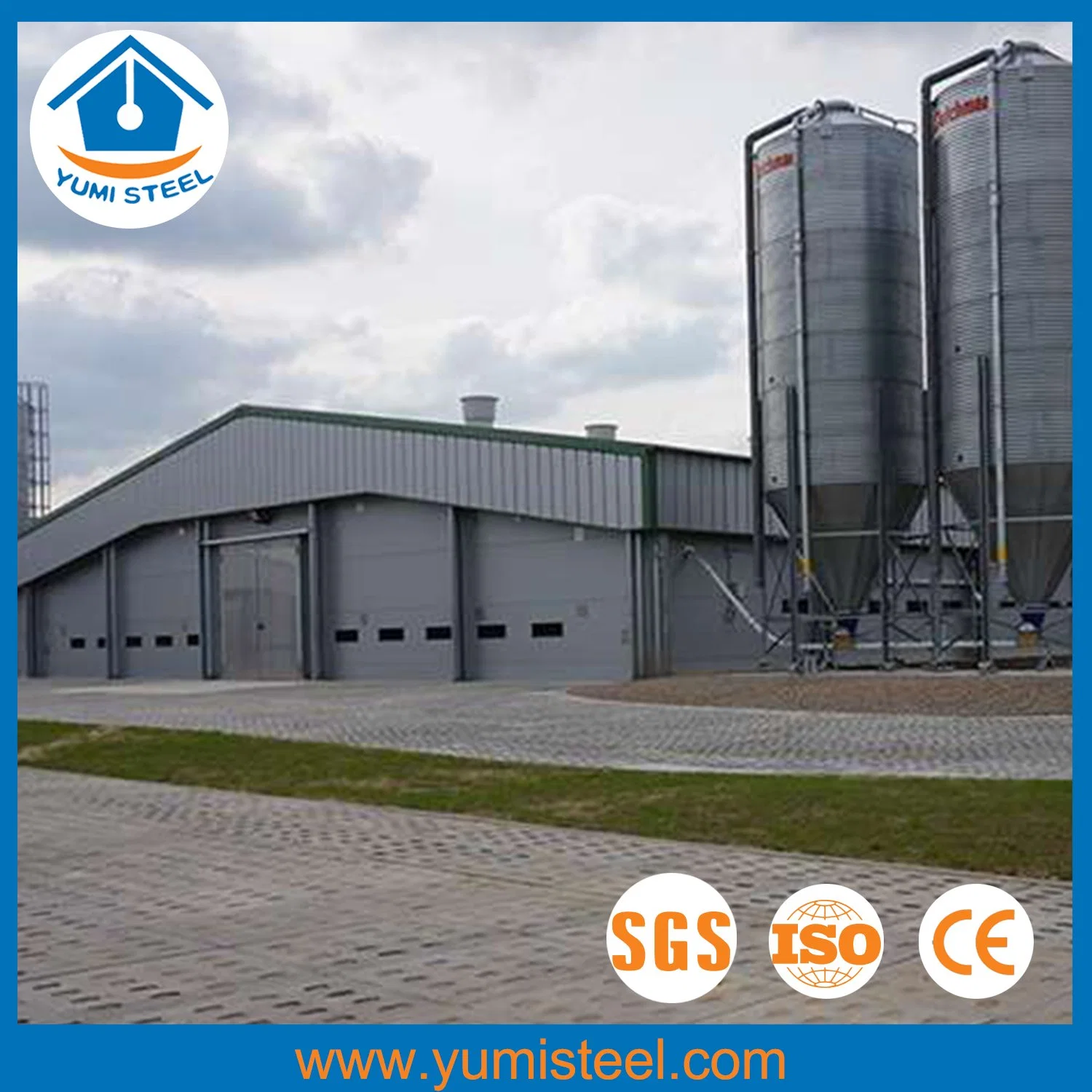 China Prefabricated Agricultural Steel Buildings for Poultry/Barns/Storage with Best Price