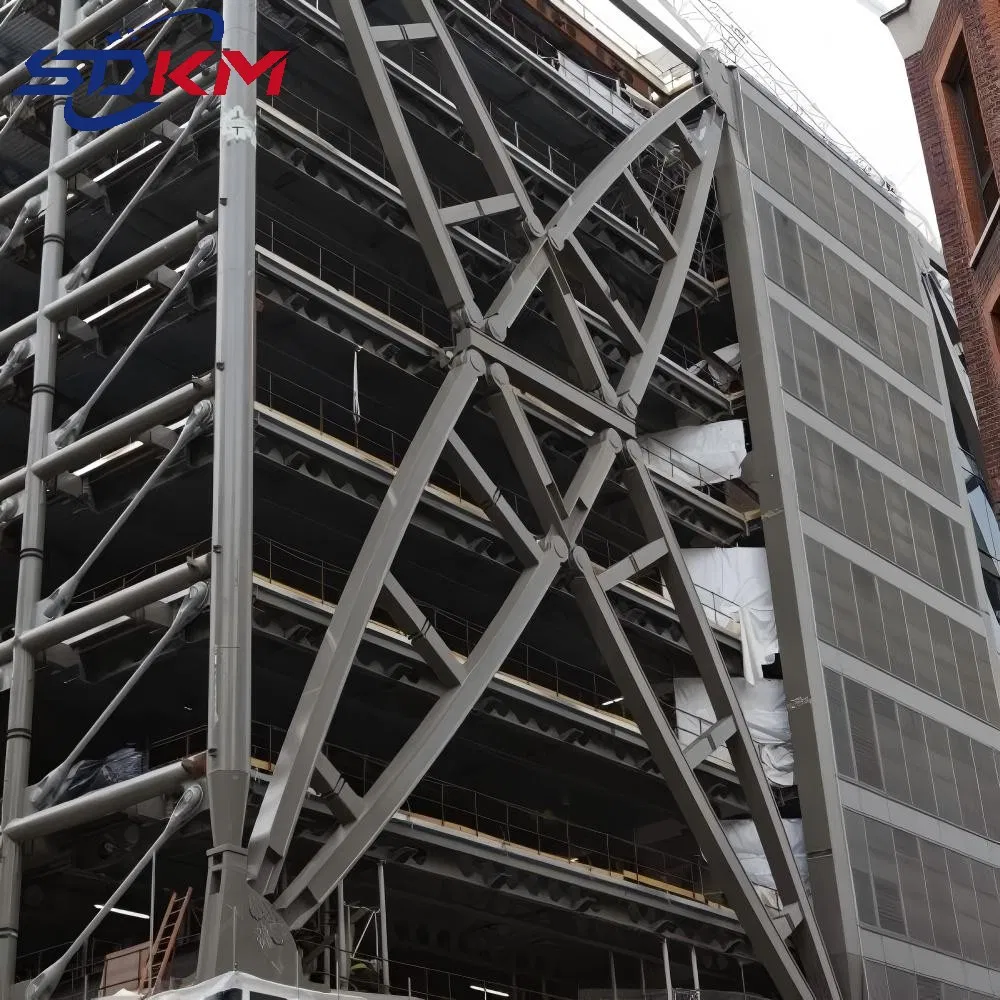 Customizable Steel Frame Construction for High-Rise Buildings and Commercial Infrastructure
